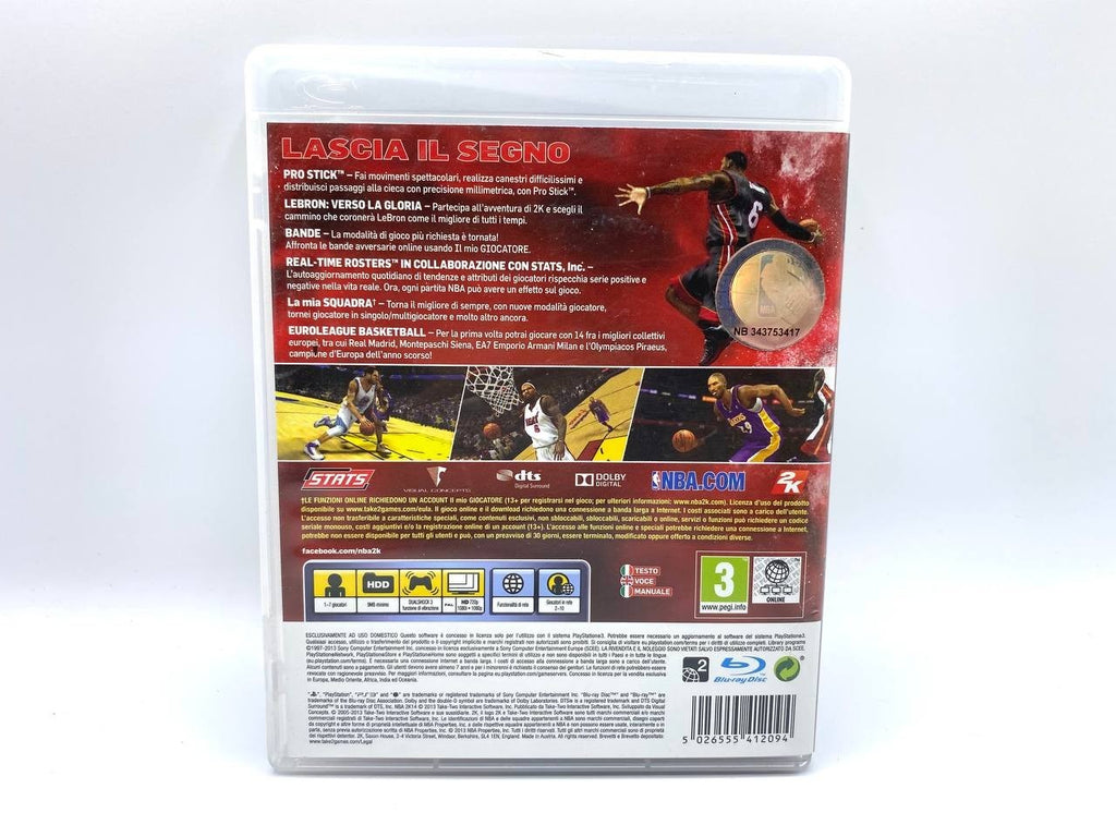 Videogioco NBA 2K14 PS3 PlayStation Completo Funzionante Italiano