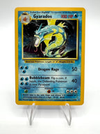 Carta Pokemon Gyarados Base Set BS Wizards 6/102 Holo Vintage Excellent Inglese