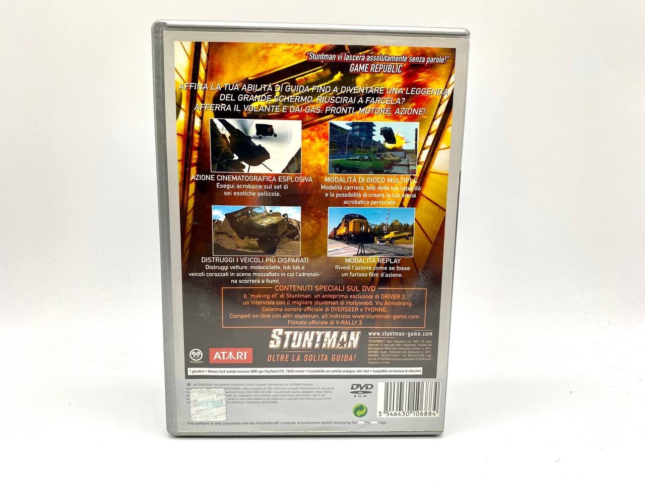 Gioco Stuntman PS2 Sony Playstation 2 PAL gioco usato italiano