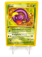 Carta pokemon Ekans 46/62 set Fossil FO Vintage Excellent No holo 1a Edizione