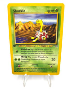 Carta Pokemon Shuckle 1a edizione set Neo Genesis 72/111 Inglese NM Vintage