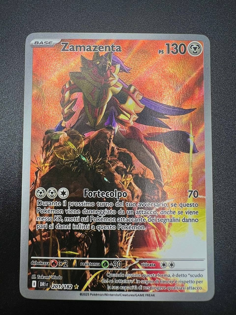 POKEMON ZAMAZENTA DRI 201/182 ITA Rivali Predestinati Italiano NM Near Mint