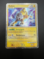 carta pokemon Raikou SL9 Richiamo delle leggende Holo Italiano Played Vintage