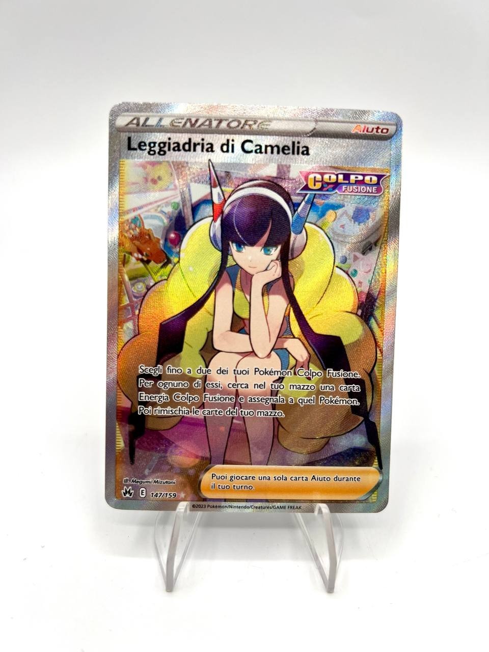 Carta Pokemon Leggiadria di camelia E 147/159 Zenit Regale Italiano Near Mint