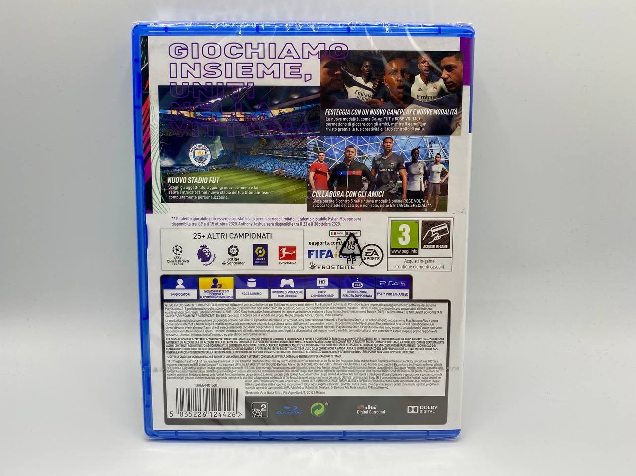 Videogioco Calcio Fifa 21 EA sports Ps4 Playstation Nuovo Sigillato Italiano