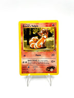 carta pokemon Brock's Vulpix 73/132 set Gym Challenge Excellent Inglese Vintage