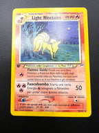 Carta Pokemon set Neo Destiny Light Ninetales 50/105 Excellent 1a edizione ITA