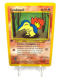 Carta Pokemon Cyndaquil set Neo Genesis 1a edizione 61/105 Good Vintage Italiano