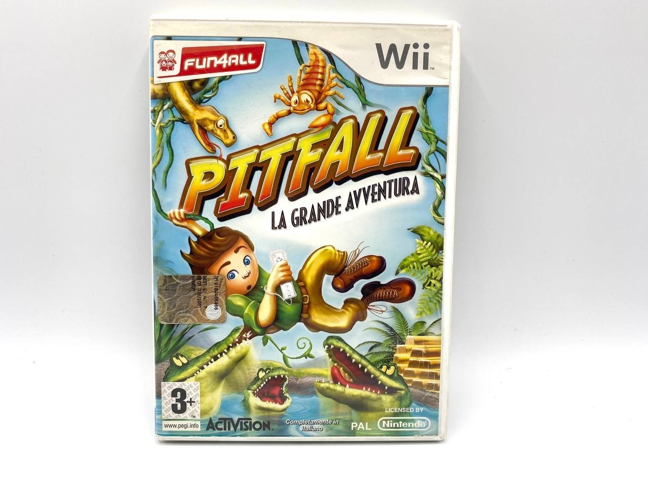 PITFALL LA GRANDE AVVENTURA NINTENDO WII PAL ITA Completo Funzionante Italiano