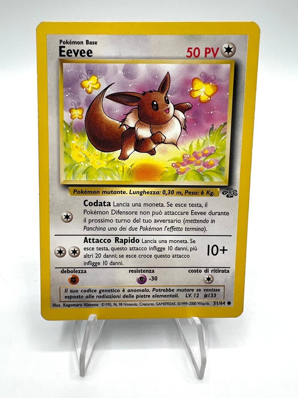Carta Pokemon EEVEE 51/64 set Jungle JU Vintage Good Italiano No holo