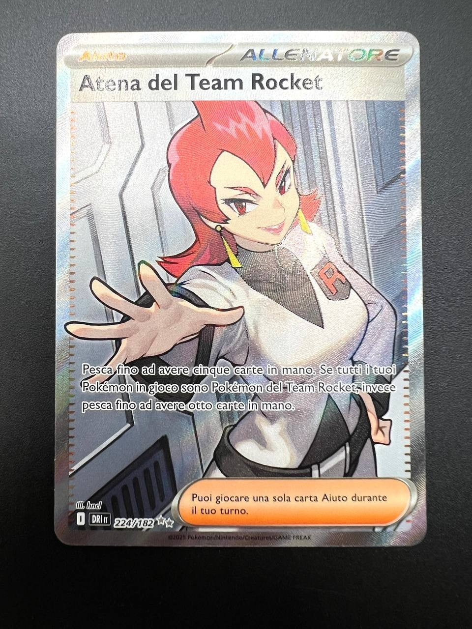 Pokemon ATENA DEL TEAM ROCKET 224/182 DRI set Rivali Predestinati Italiano NM