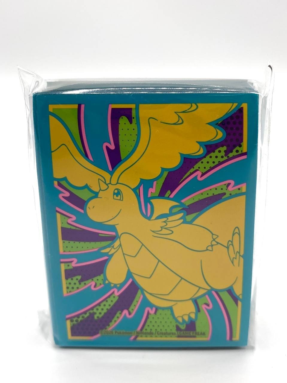 Confezione 65 Sleeves Protettive Dragonite Pokemon ETB Ascesa Eroica Sealed