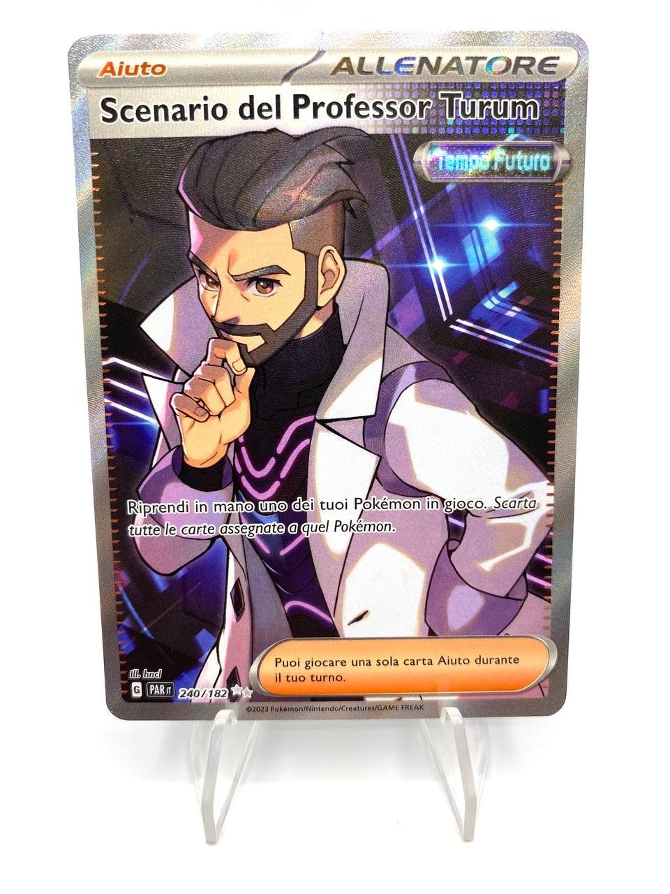 Pokémon scenario del Professor Turum 240/182 PAR Paradosso Temporale ITA NM