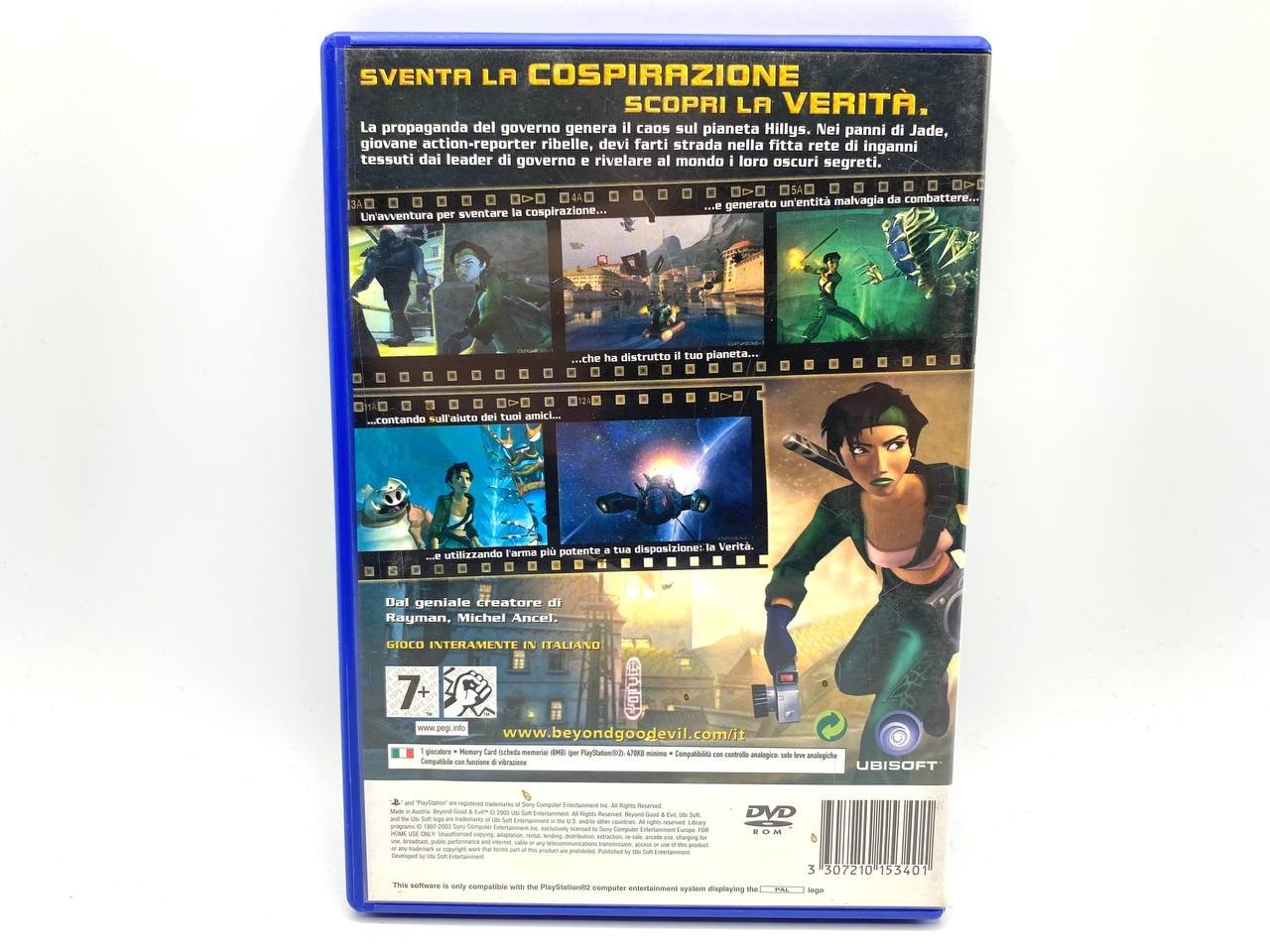 Beyond Good and Evil PlayStation 2 PS2  ITALIANO ITA COMPLETO E FUNZIONANTE
