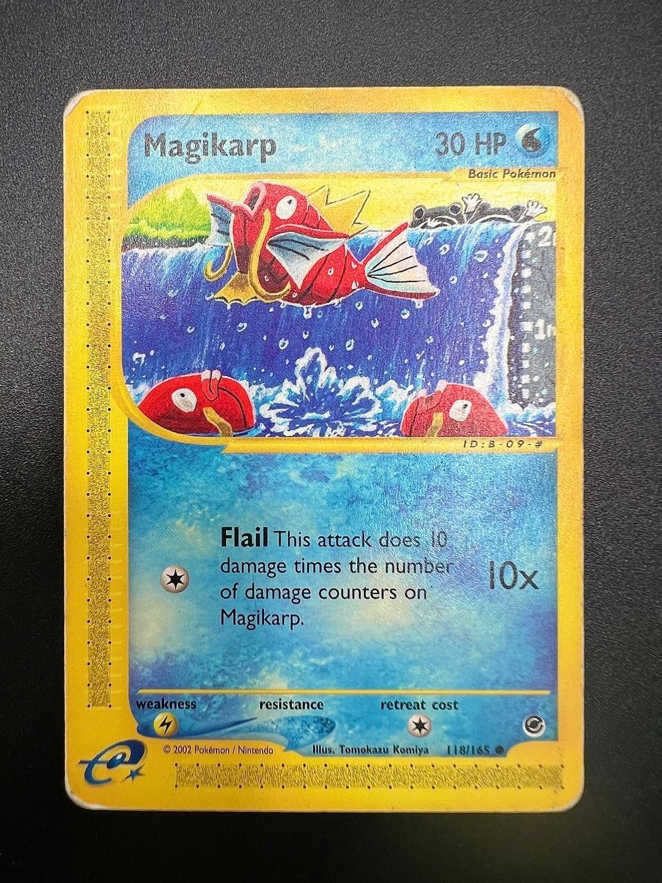 carta pokemon Magikarp 118/165 EX Expedition inglese poor  Non Holo unlimited