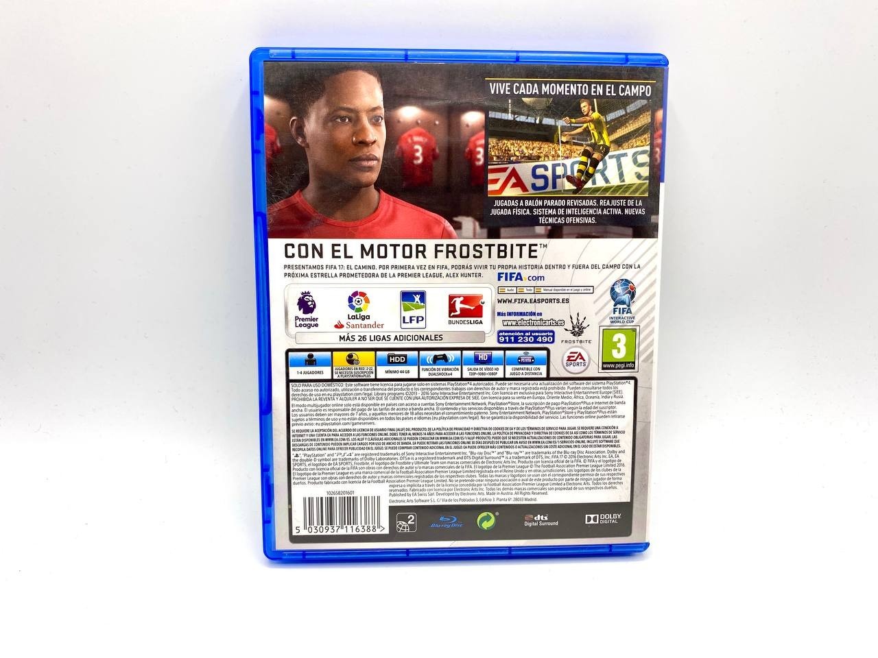 EA Sports Fifa 17 Playstation 4 ps4 Completo Spagnolo Funzionante Ottimo stato