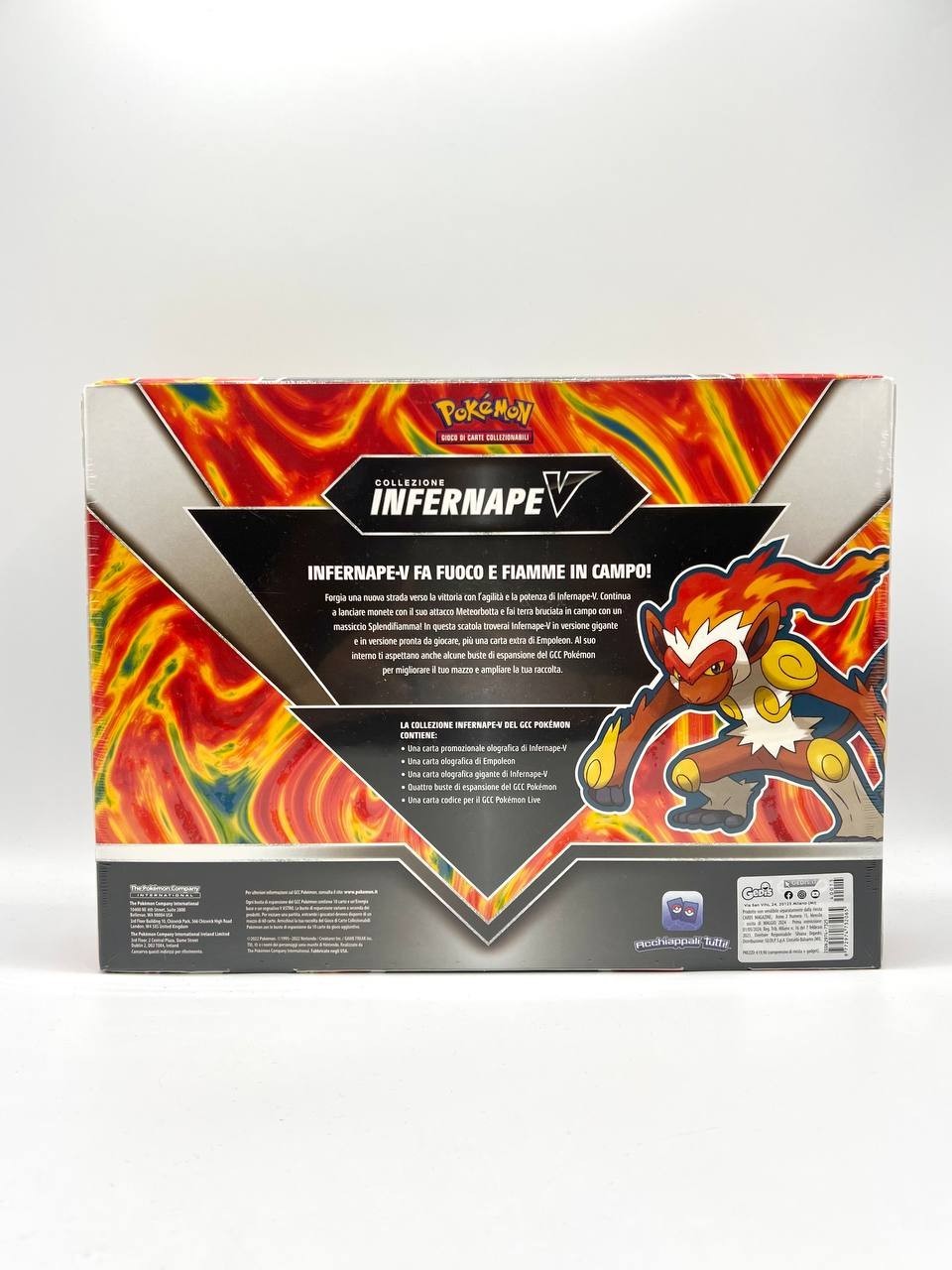 Pokemon Collezione Infernape V Sealed Italiano 4 bustine 2 carte promo