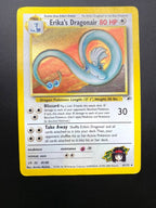 Carta pokemon Erika's Dragonair 4/132 set Gym Heroes Holo Played Inglese ENG