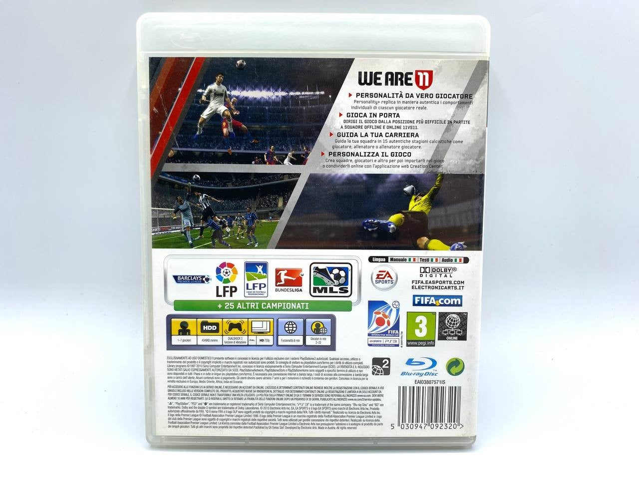 Videogioco FIFA 11 PS3 PLAYSTATION 3 PAL Completo Italiano Funzionante