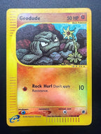 Pokemon Geodude 110/165 EX Expedition Reverse holo Inglese Vintage Light played
