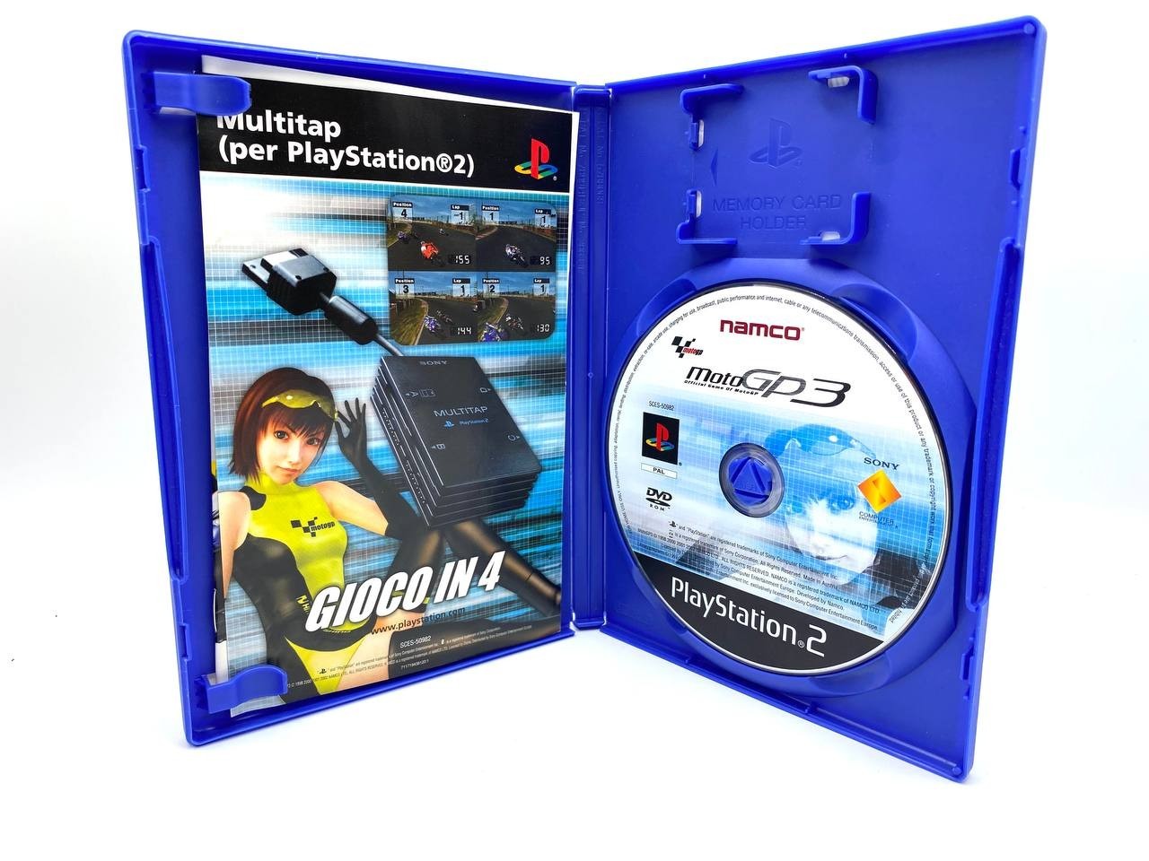 MOTOGP 3 Sony PLAYSTATION PS2 Namco Completo Funzionante Italiano