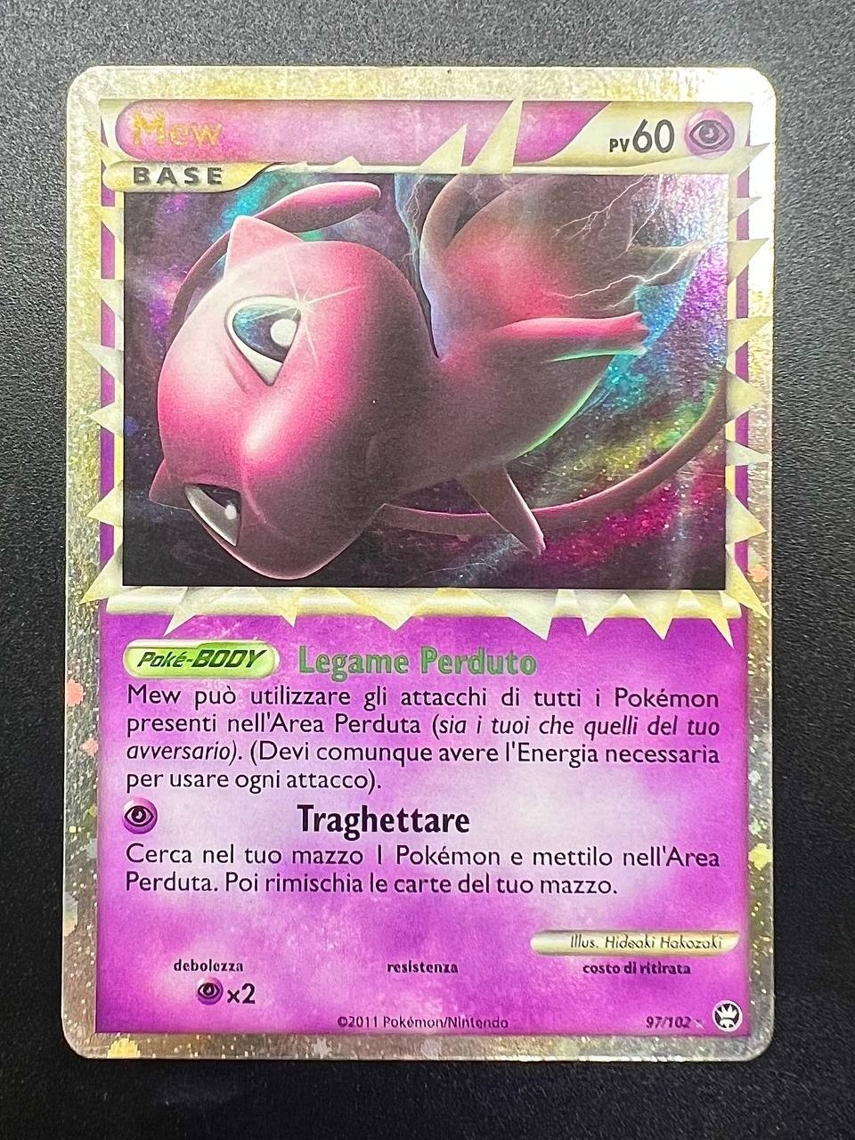 Pokemon Mew Prime 97/102 TM Battaglie trionfali Italiano Excellent Holo Vintage