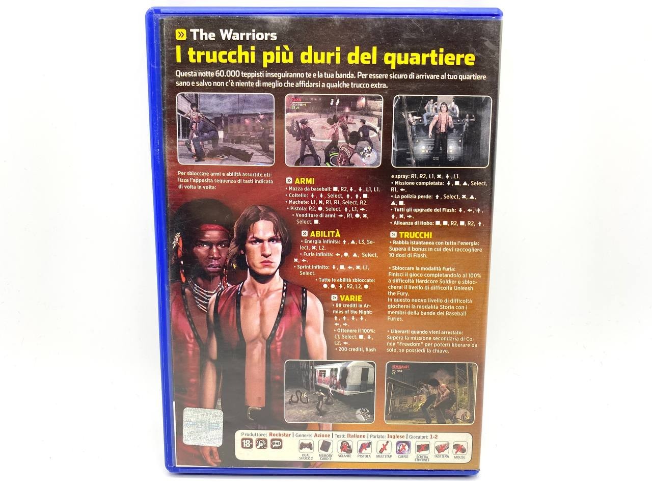 The Warriors PS2 PLAYSTATION 2 ITALIANO ITA COMPLETO E FUNZIONANTE TESTATO