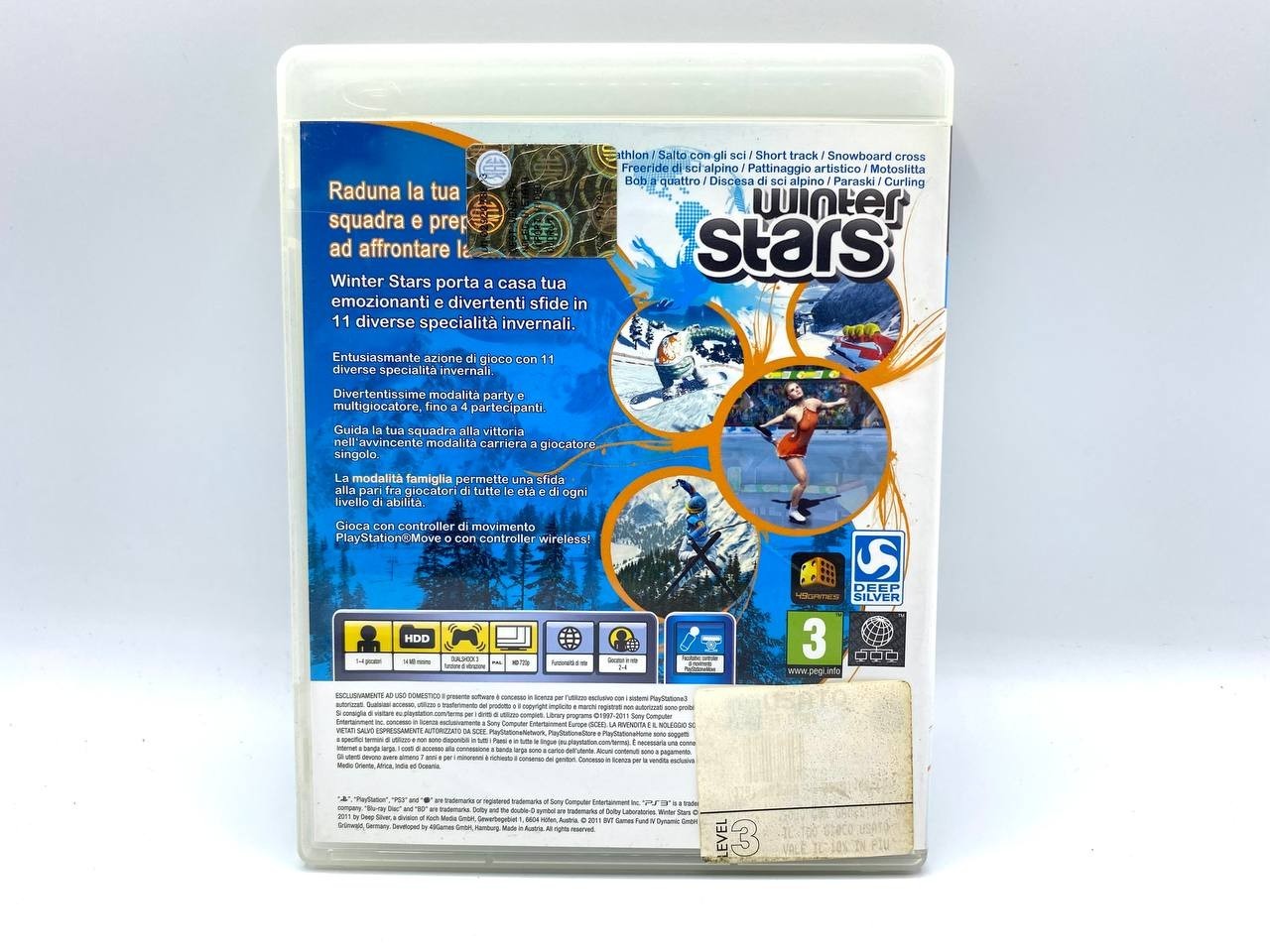 Gioco Winter Stars Sony PlayStation PS3 2011 Completo Funzionante Italiano