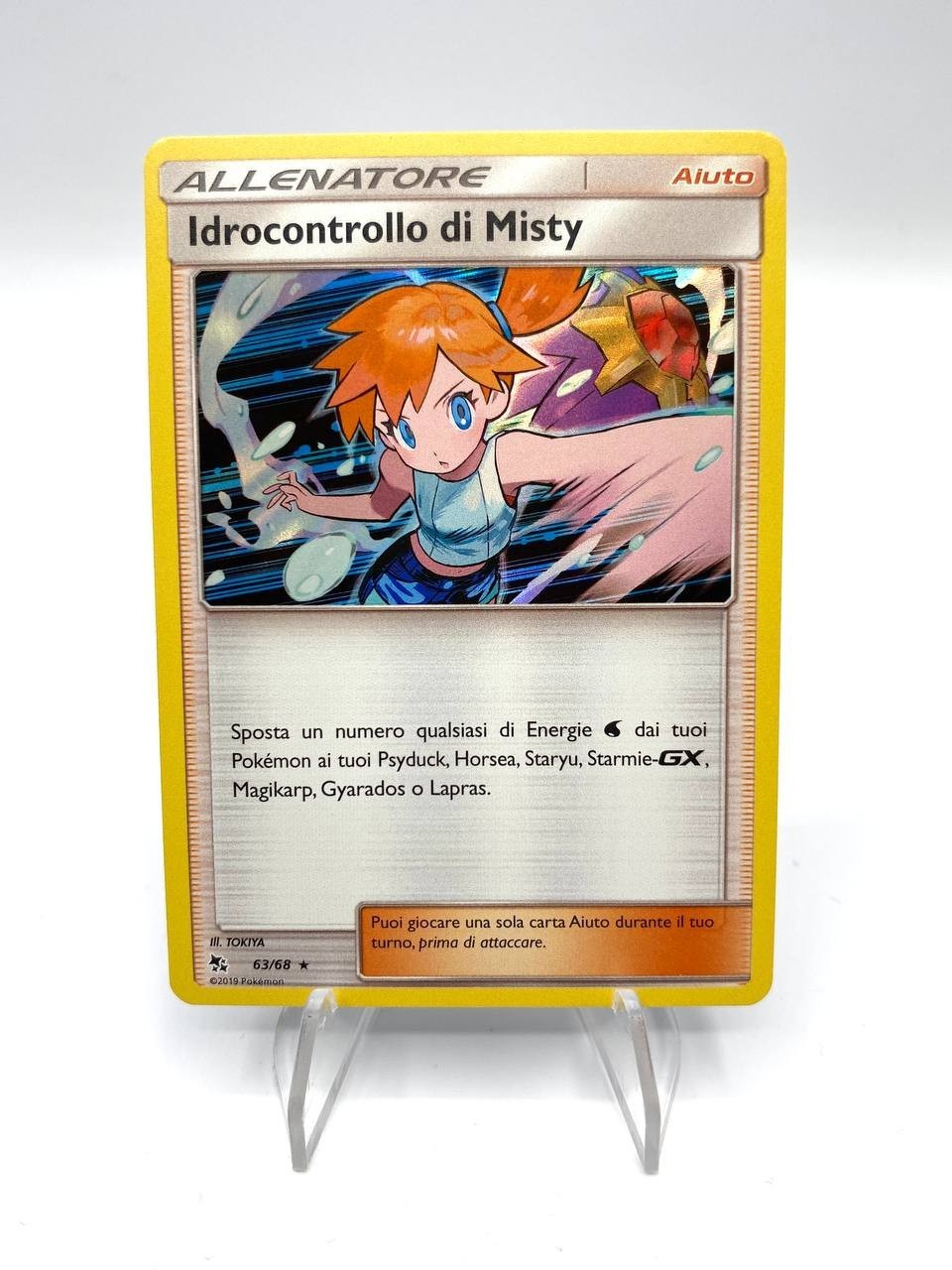 Carta Pokemon Idrocontrollo di Misty 63/68 set Destino sfuggente Near Mint ITA