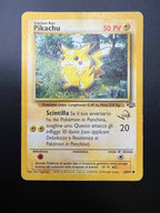 Carta Pokemon Pikachu 60/64 Wizard of the Coast Stamped set Jungle Italiano Poor