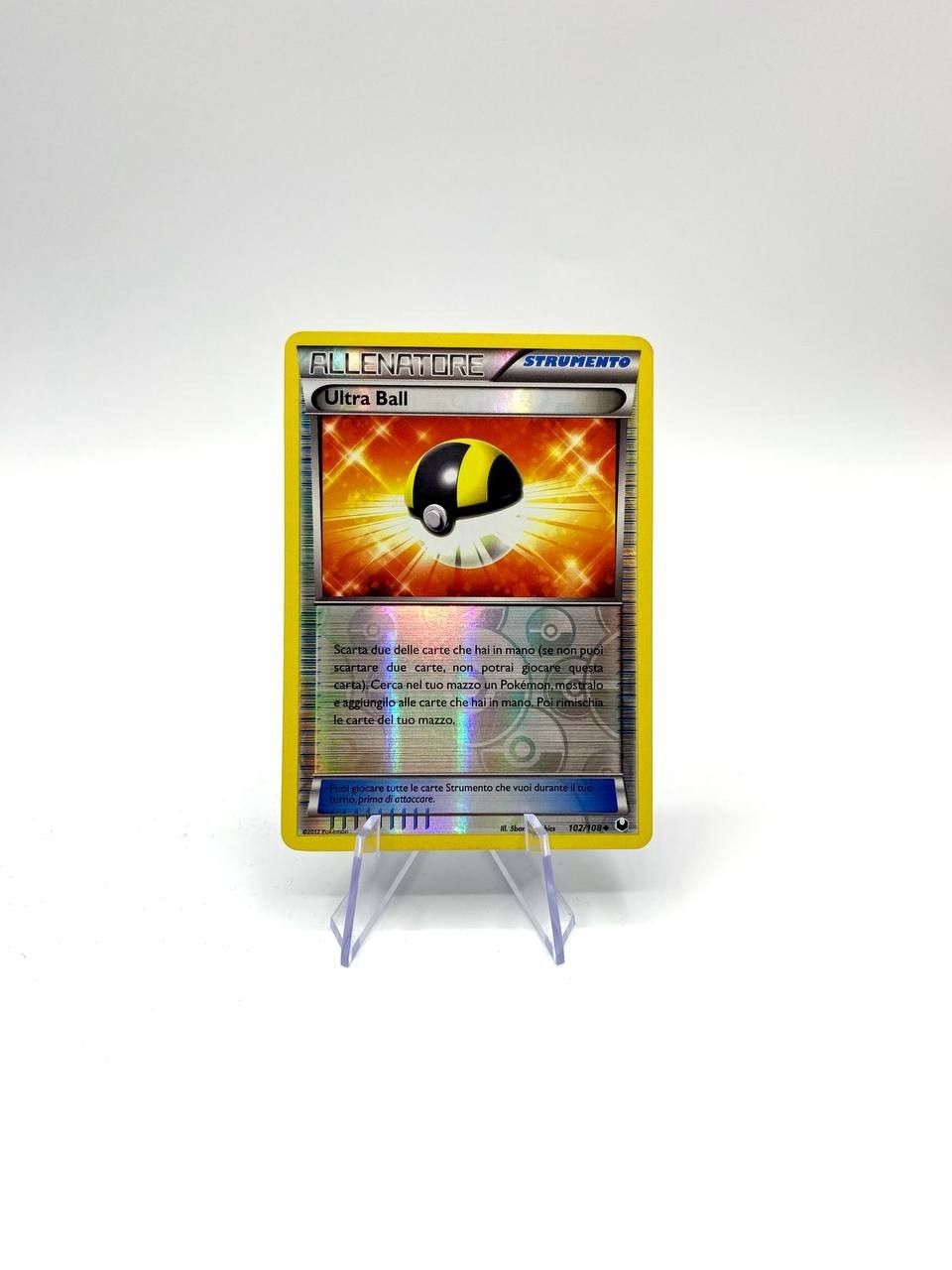Carta pokemon Ultra Ball 102/108 Esploratori delle Tenebre Reverse holo Italiano