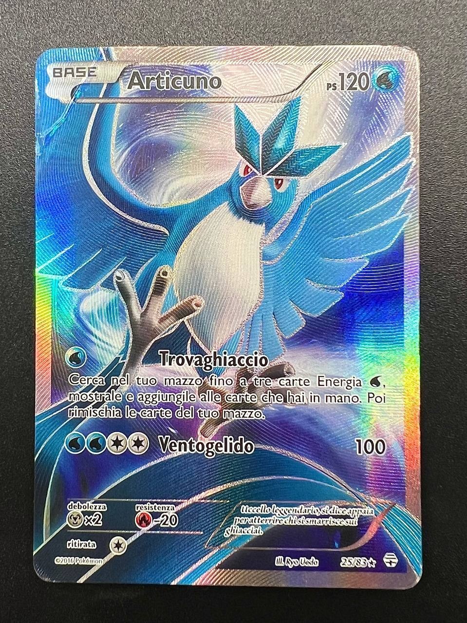 Carta Pokémon Articuno 25/83 GEN set Generazioni Italiano Holo Poor Full art