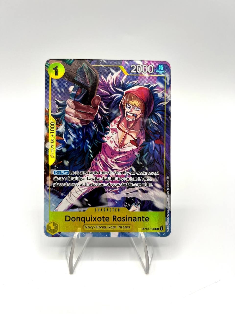 Donquixote Rosinante Illustration Box Vol.6 OP12-108 One Piece Promotion Cards