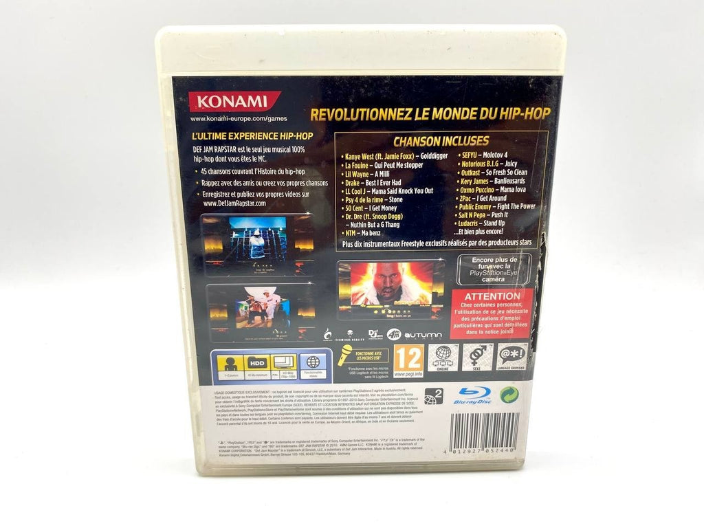 Gioco DEF JAM RAPSTAR Sony Ps3 PlayStation 3 Italiano Completo Funzionante