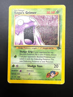 Carta pokemon Koga's Grimer 78/132 set Gym Challenge Vintage Inglese Good