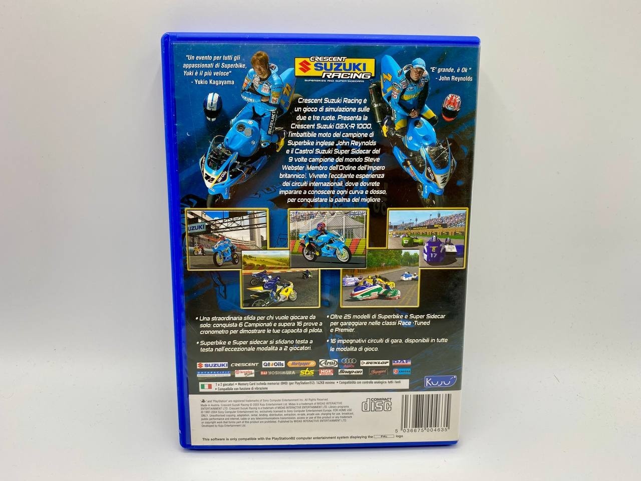 Videogioco Crescent suzuki racing ps2 playstation Completo funzionante ITA