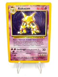 Carta Pokemon Alakazam 1/102 Set Base BS Holo Good Vintage Italiano 1995