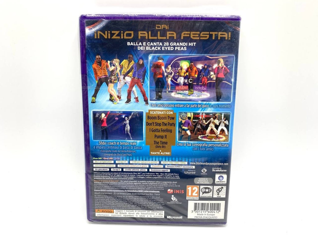 The Black Eyed Peas Experience Xbox 360 Completo Funzionante Ita Kinect Sealed
