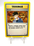 Carta Pokémon Trainer Brock Gym Heroes 98/132 Vintage no holo Inglese Poor