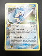 Carta Pokemon set EX DELTA SPECIES 18/113 Vaporeon Stamped Italiano Holo NM
