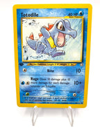Carta Pokémon Totodile set Neo Genesis 80/111 1st Edition Inglese ENG Excellent