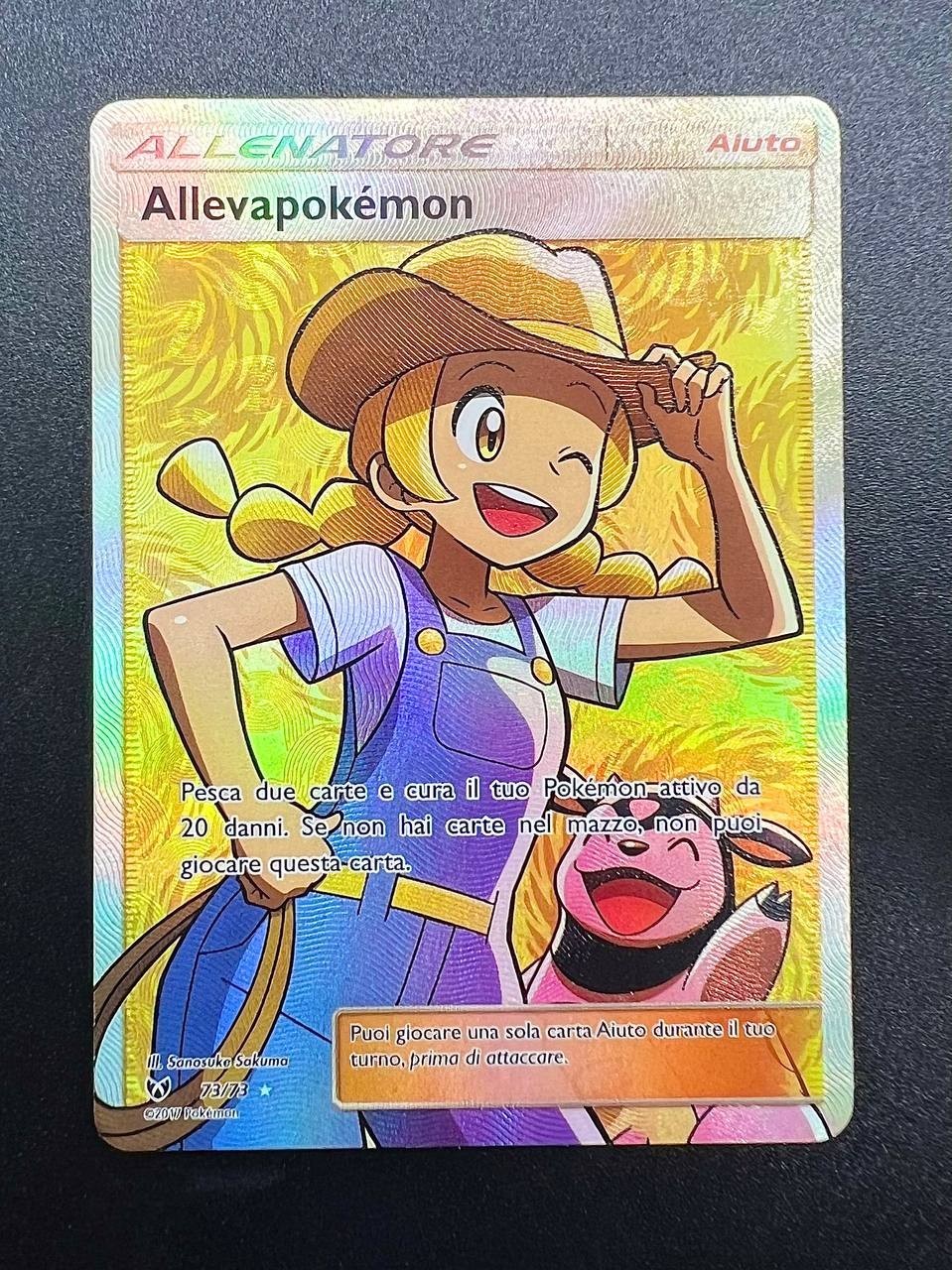 Pokemon Allevapokémon SLG 73/73 set Leggende iridescenti Italiano Holo Near mint