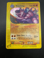 Carta pokemon Nidoking Holo Rare H18/H32 set Aquapolis 2002 Good ENG inglese