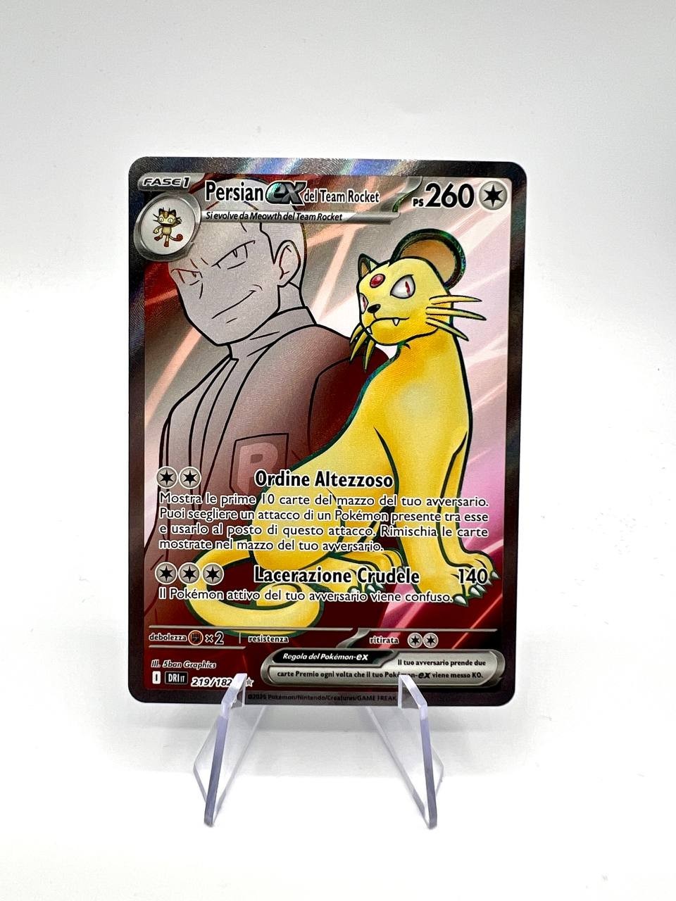 PERSIAN ex del Team Rocket 219/182 - DRI - ITA - Rivali Predestinati - POKEMON