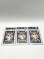 Carte Pokemon  Bulbasaur Svg 050 Squirtle 052 Charmander 051 Japanese PSA 10