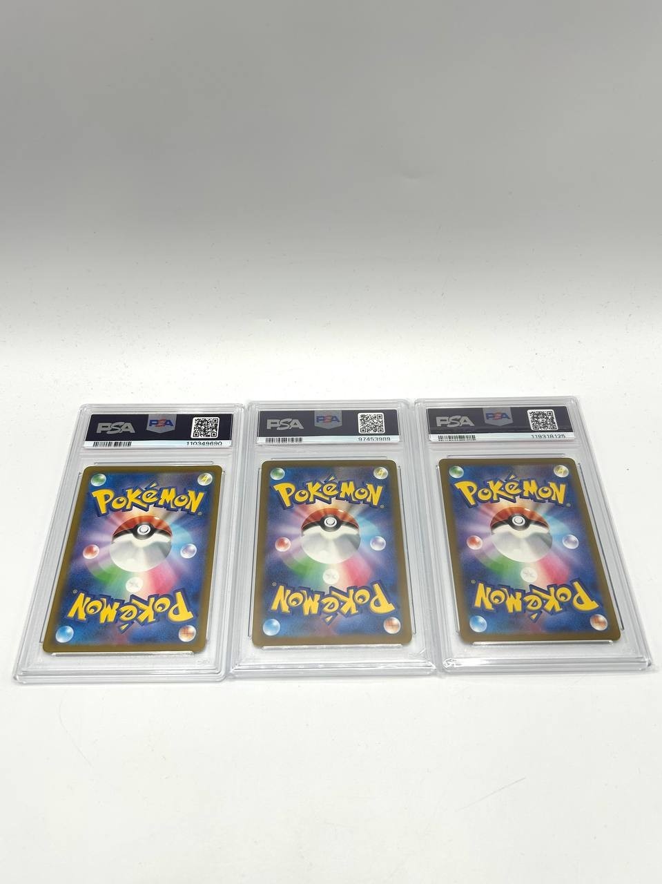Carte Pokemon  Bulbasaur Svg 050 Squirtle 052 Charmander 051 Japanese PSA 10