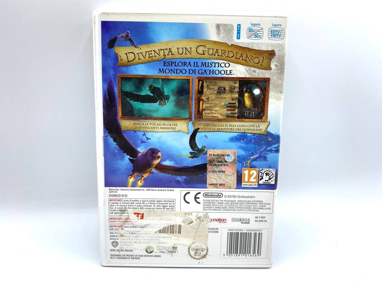 Legend of the Guardians: regno di  Ga'Hoole Nintendo Wii Italiano funzionante