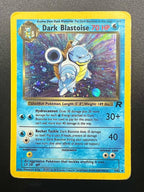 Carta pokemon Dark Blastoise 3/82 TM Team Rocket Holo Poor vintage Inglese