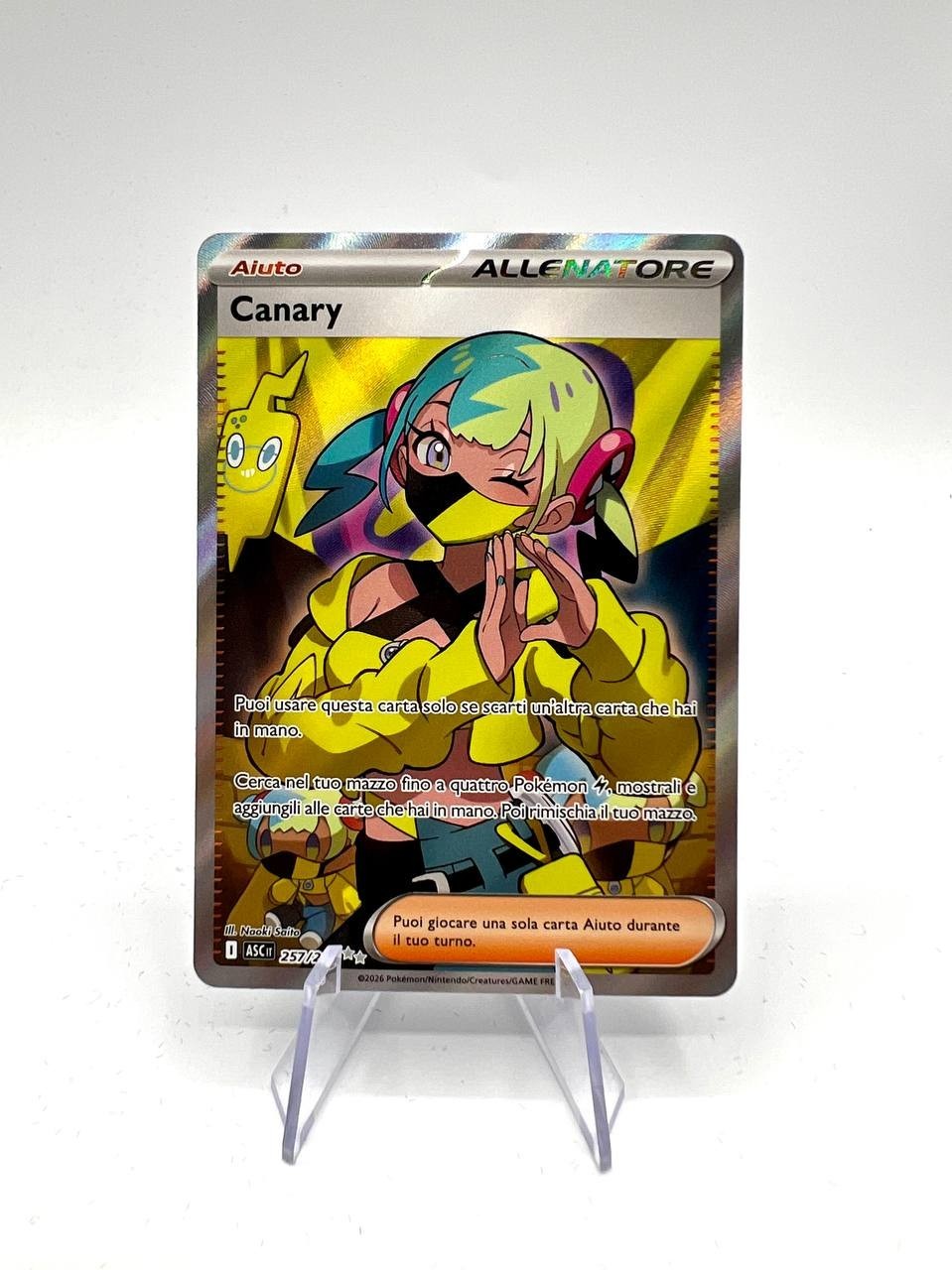 Canary ASC 257/217 Ascesa Eroica italiano near mint allenatore full art
