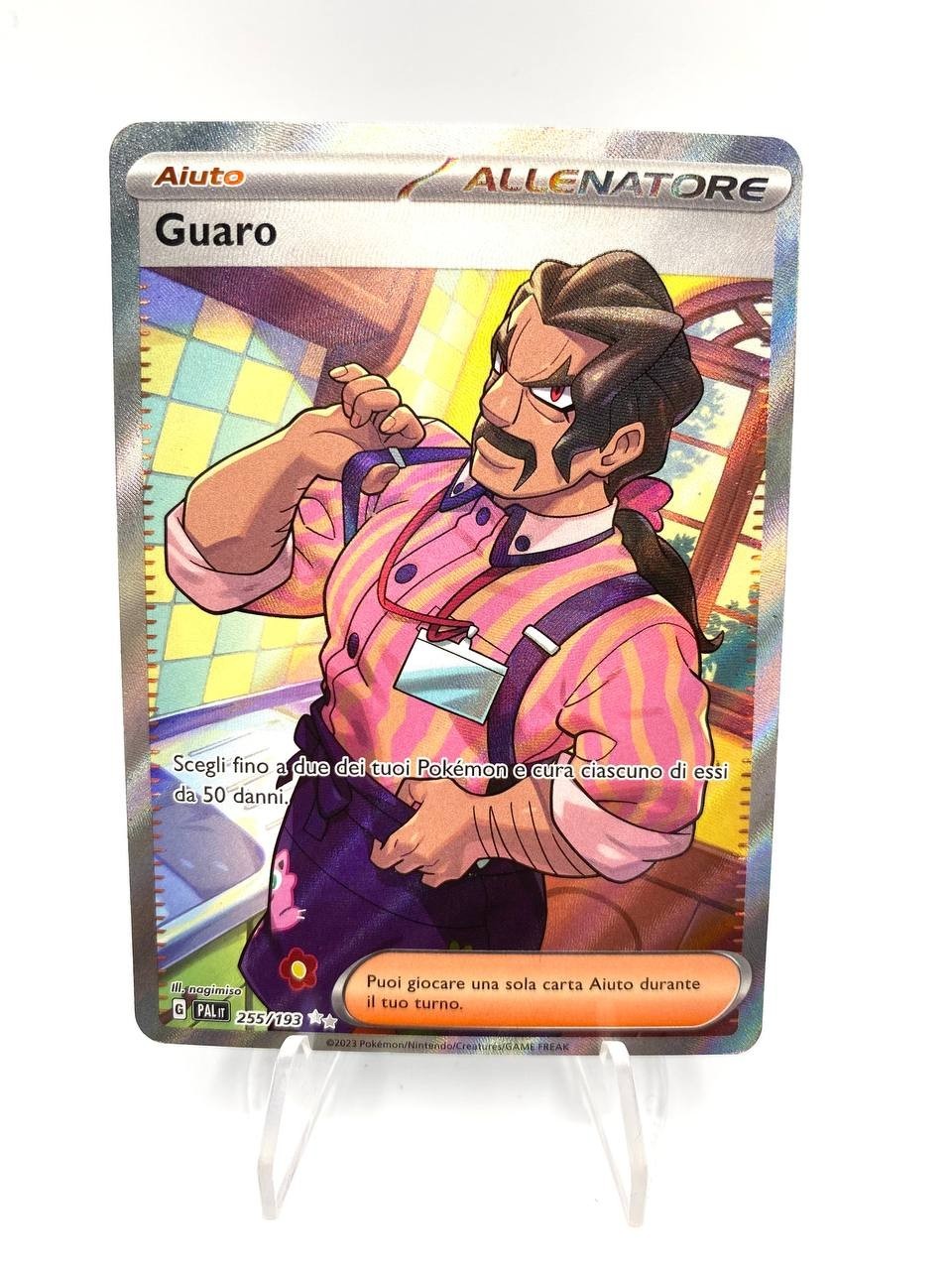 Carta Pokémon Guaro 255/193 PAL set Evoluzioni a paldea Near Mint Italiano
